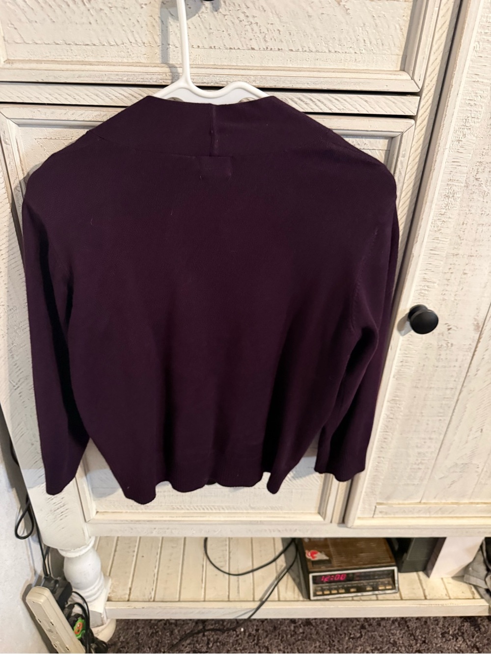 Cielo Women's Cardigan in Deep Plum